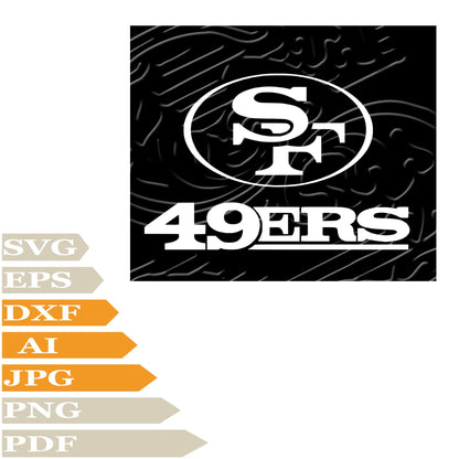 The San Francisco 49ers offer an extensive selection of SVG files, such ...