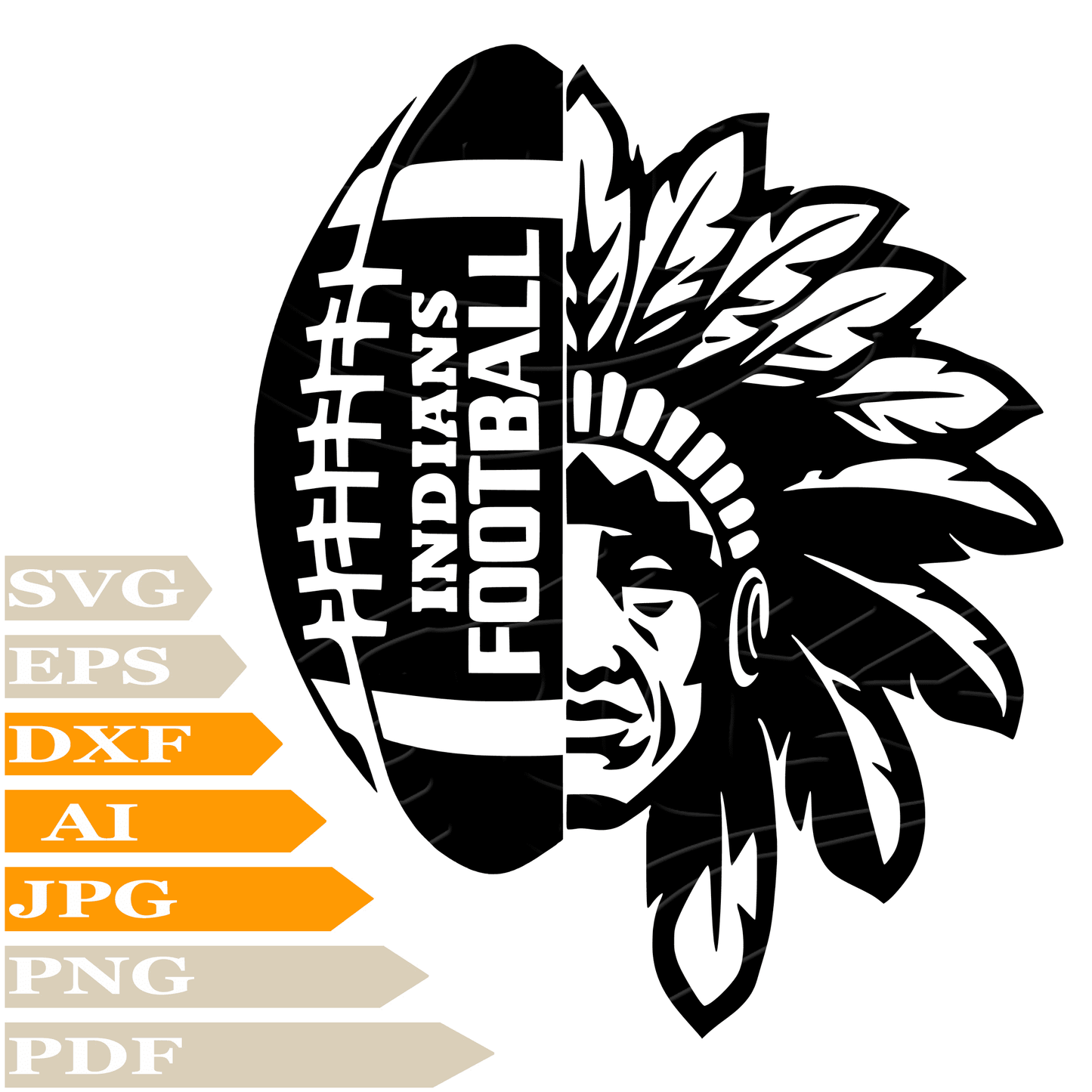 American Football SVG-Indians SVG File-Indians Football Logo Design-Native American Drawing SVG-Indians Football Logo Vector Images-Indians Football Logo PNG-Indians Team Mascot For Cricut-Indians Football Cut File-Indians Football Logo Clip art-Indians Football Team Mascot Illustration-Indians Football Logo Digital Instant Download-Indians Football For Shirts-Indians Printable-Indians Football Logo Silhouette