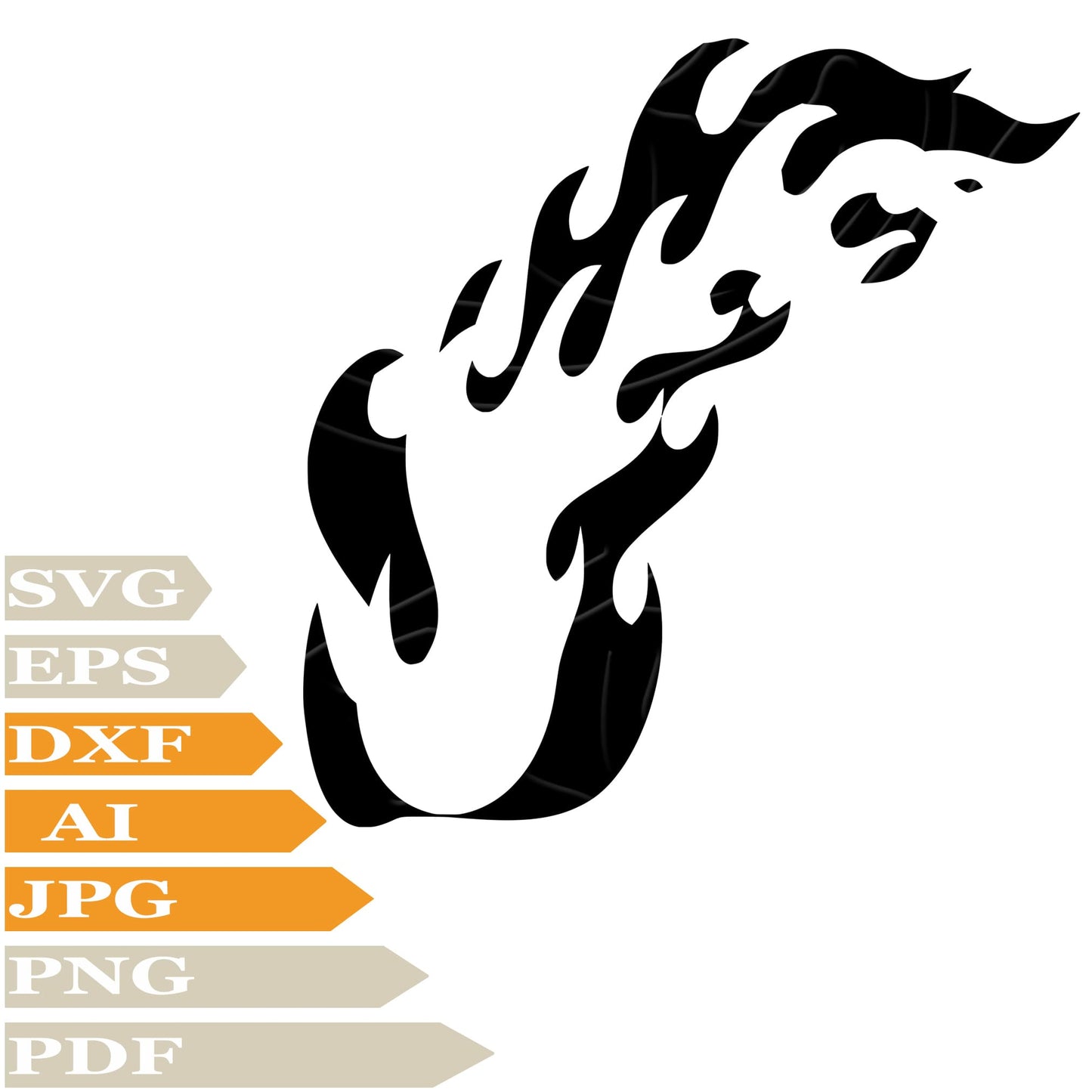 Fire SVG, Flame Of Fire SVG Design, Flame Of Fire PNG, Fire Vector Graphics, Fire Digital Instant Download, Flame Of Fire For Cricut, Clip Art, Cut File, T-Shirts, Silhouette
