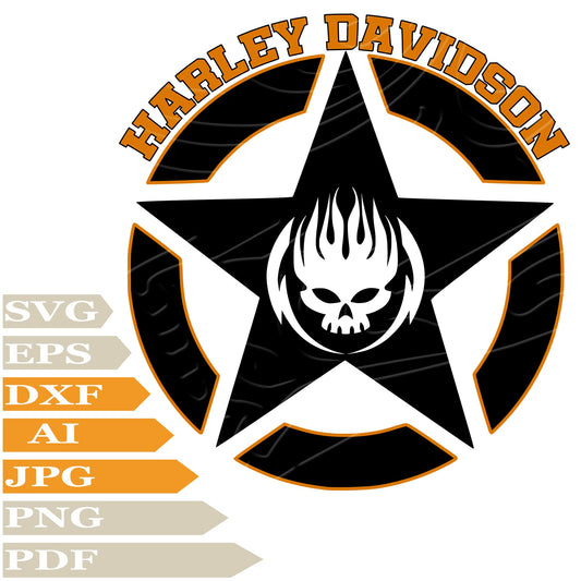 Harley-Davidson SVG, Vector graphics, Digital painting, PNG, Cricut, Cut file, Clip art, Tattoo, Print, T-shirt, Silhouette