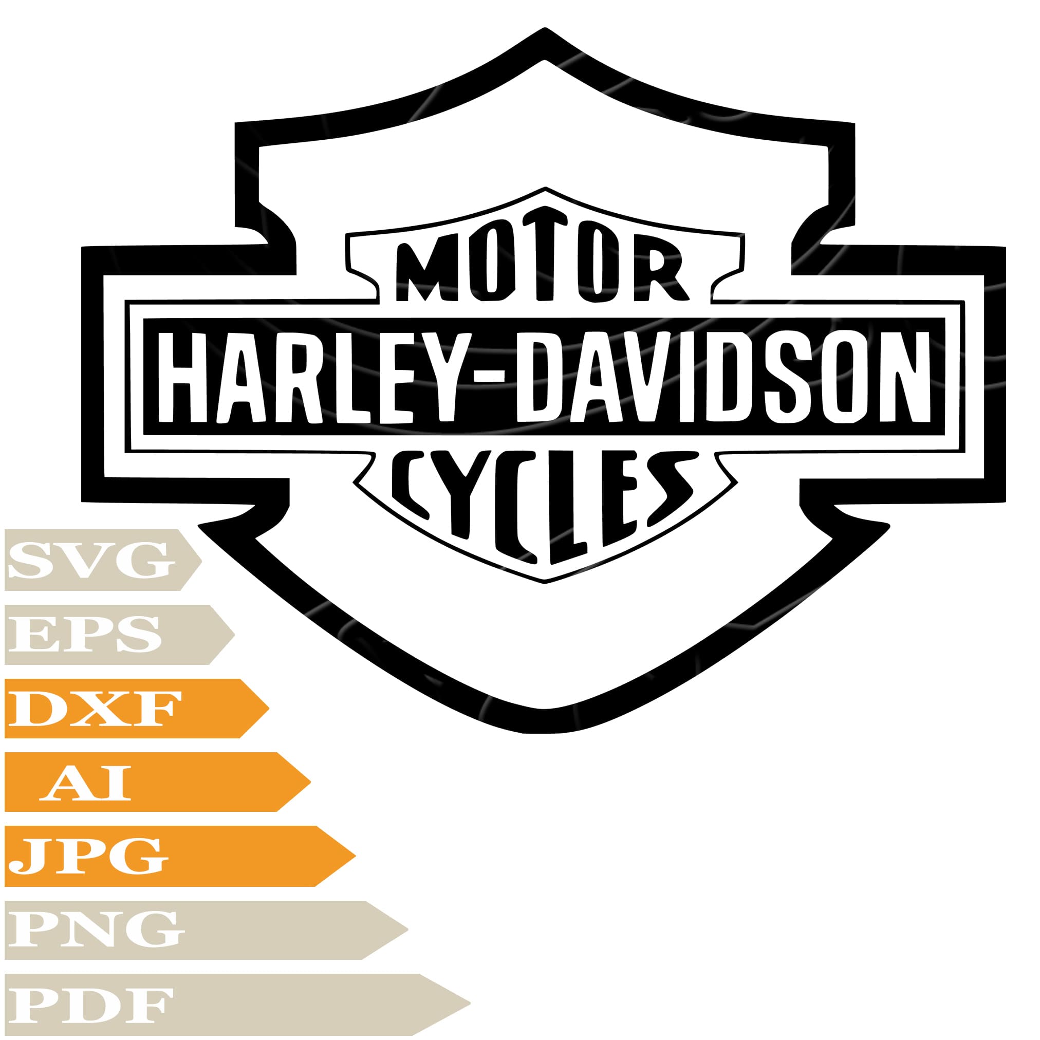 Harley Davidson SVG, Harley Davidson Logo Digital Vector, Clip art, Cu ...