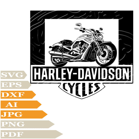 Harley Davidson Usa Flag, Motorcycles Harley Davidson Logo Svg File, I ...