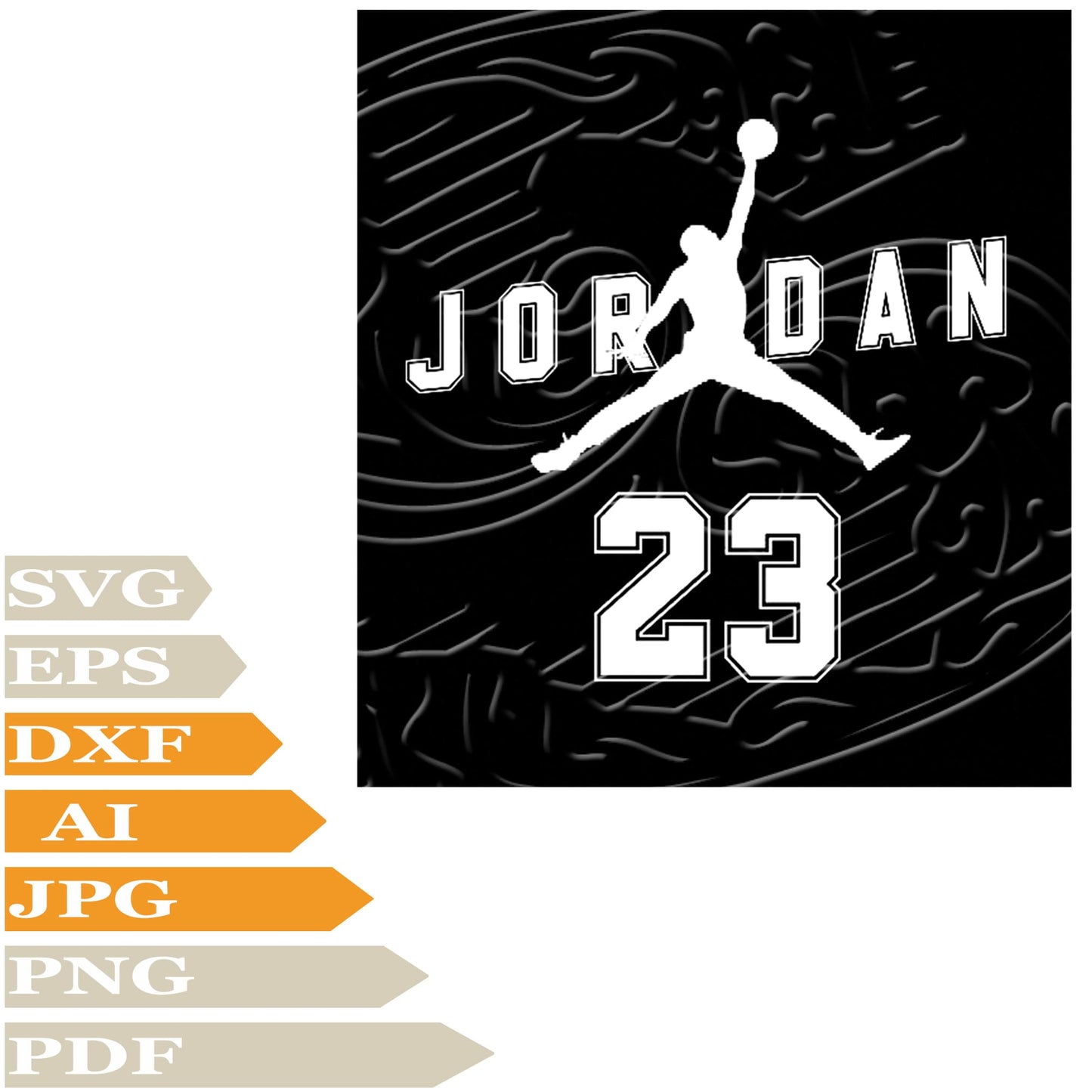 Michael Jordan, Air Jordan Svg File, Image Cut, Png, For Tattoo, Silhouette, Digital Vector Download, Cut File, Clipart, For Cricut