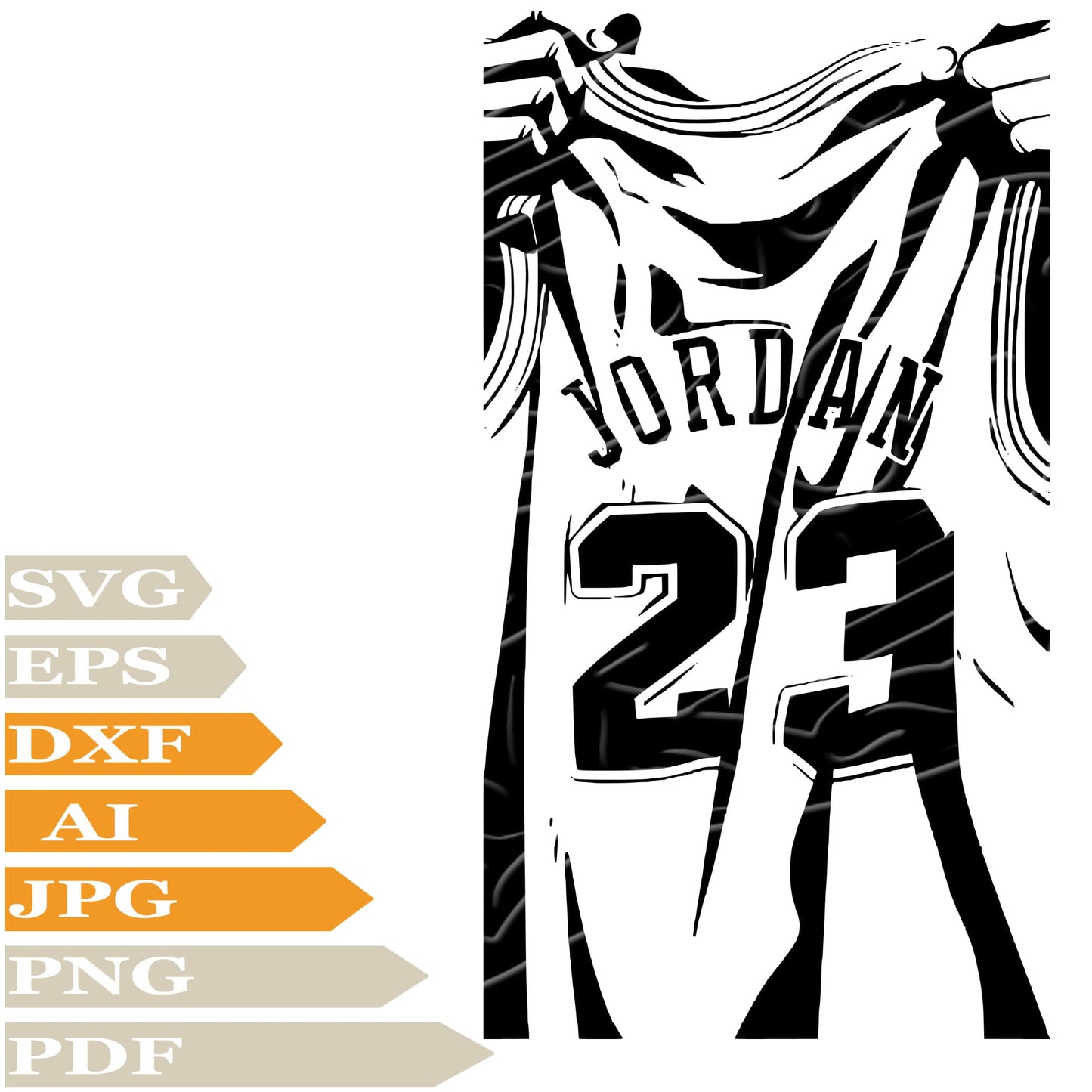 Michael Jordan SVG-Air Jordan Personalized SVG-Michael Jordan Drawing SVG-Michael Jordan Vector Illustration-PNG-Decal-Cricut-Digital Files-Clip Art-Cut File-For Shirts-Silhouette