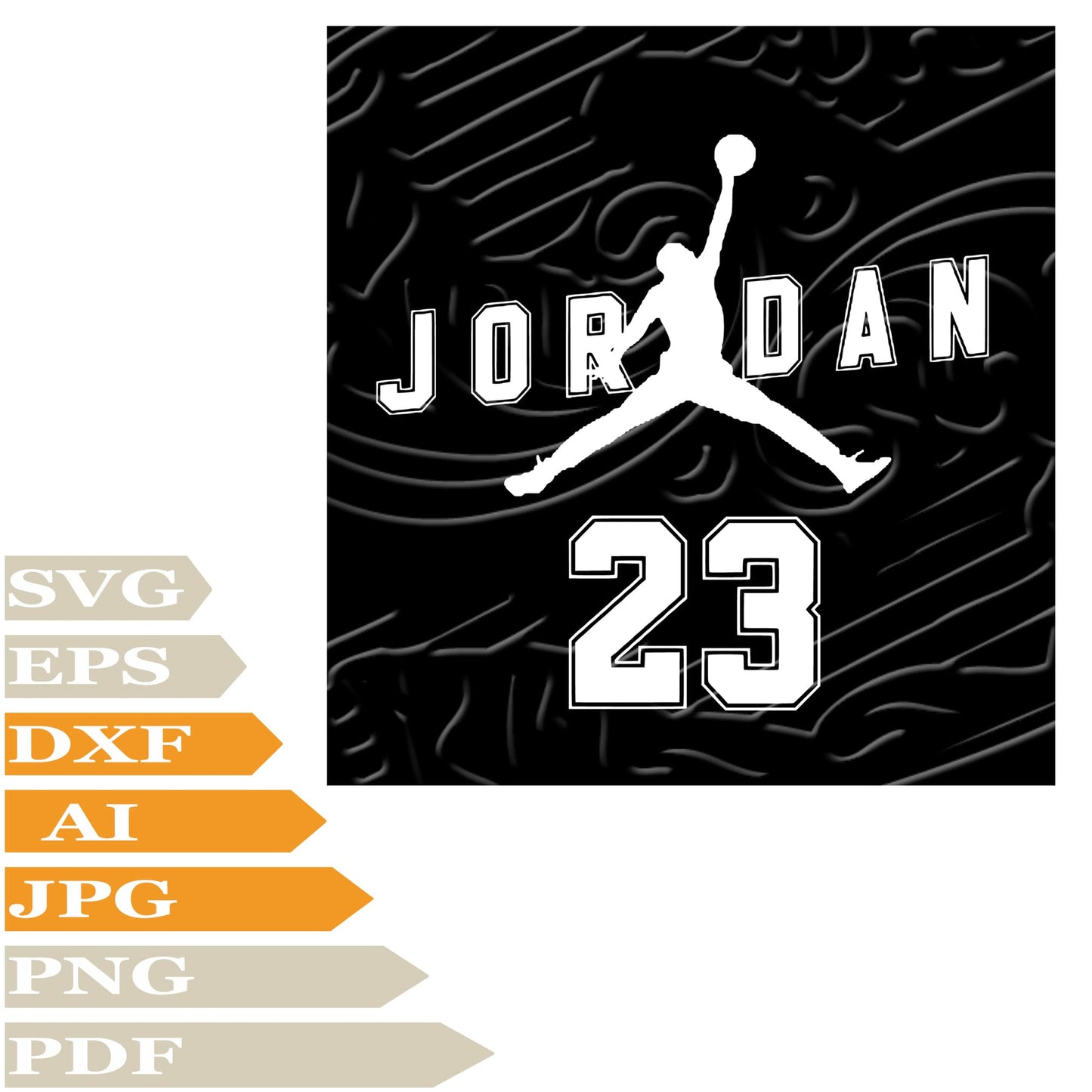 Michael Jordan SVG-Air Jordan Personalized SVG-Michael Jordan Drawing SVG-Michael Jordan Vector Illustration-PNG-Decal-Cricut-Digital Files-Clip Art-Cut File-For Shirts-Silhouette