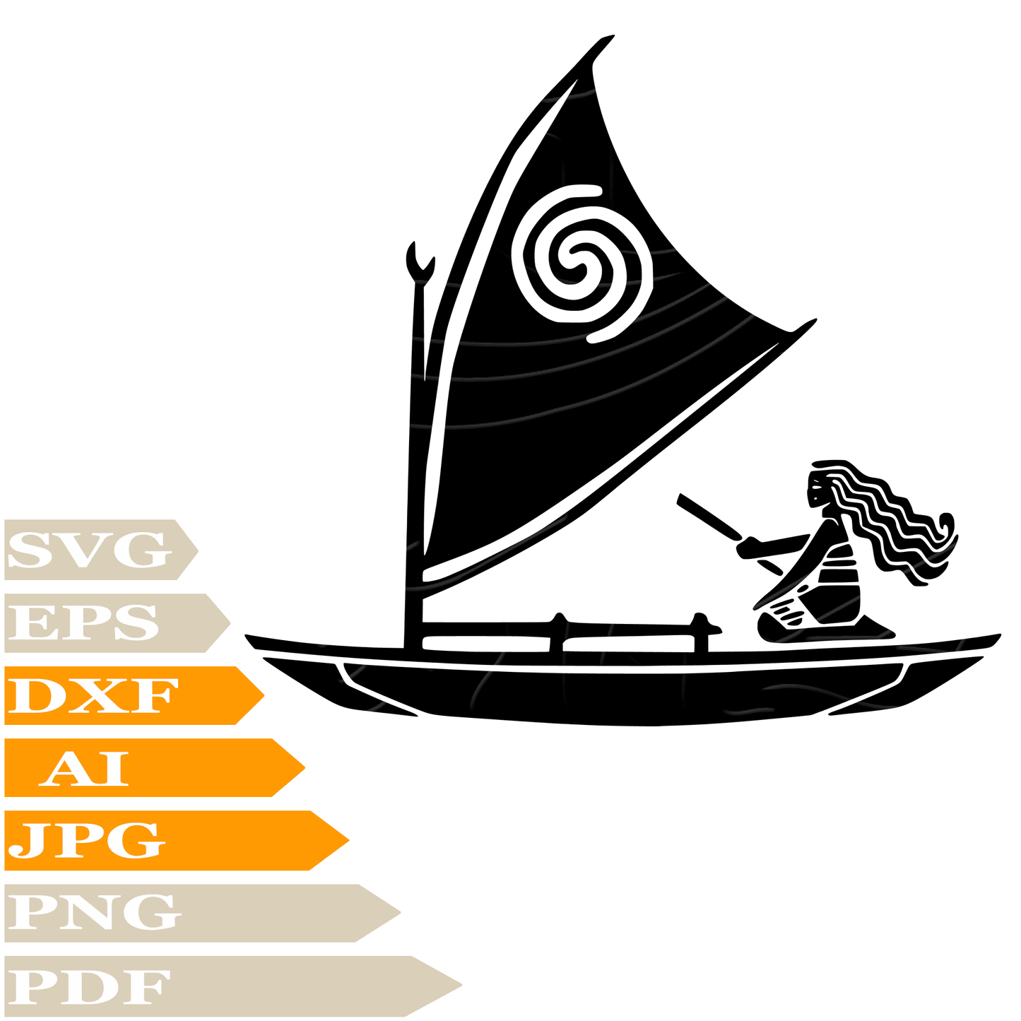 sofvintage-Moana SVG-Princess SVG Design-Princess Moana SVG File-MoanaDigital Vector Download-Moana PNG-Moana For Cricut-Moana Clip art-Moana Image Cut-Moana T-Shirt-Moana Wall Sticker-Moana Printable-Moana Silhouette