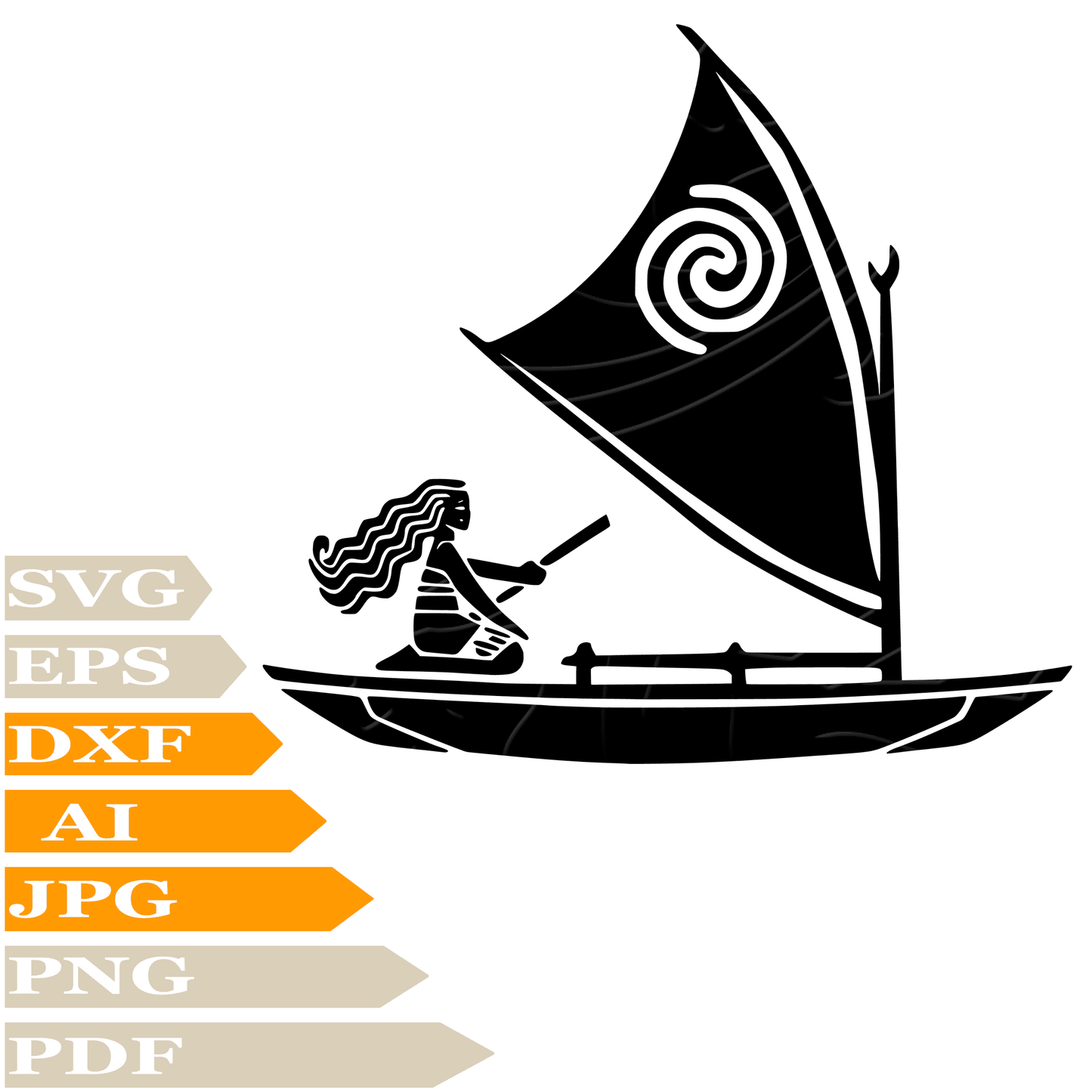 sofvintage-Moana SVG-Princess SVG Design-Princess Moana SVG File-MoanaDigital Vector Download-Moana PNG-Moana For Cricut-Moana Clip art-Moana Image Cut-Moana T-Shirt-Moana Wall Sticker-Moana Printable-Moana Silhouette