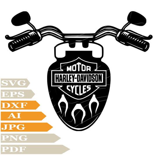 Motorcycles Harley-Davidson Logo SVG, Vector graphics, Digital painting, PNG, Cricut, Cut file, Clip art, Tattoo, Print, T-shirt, Silhouette