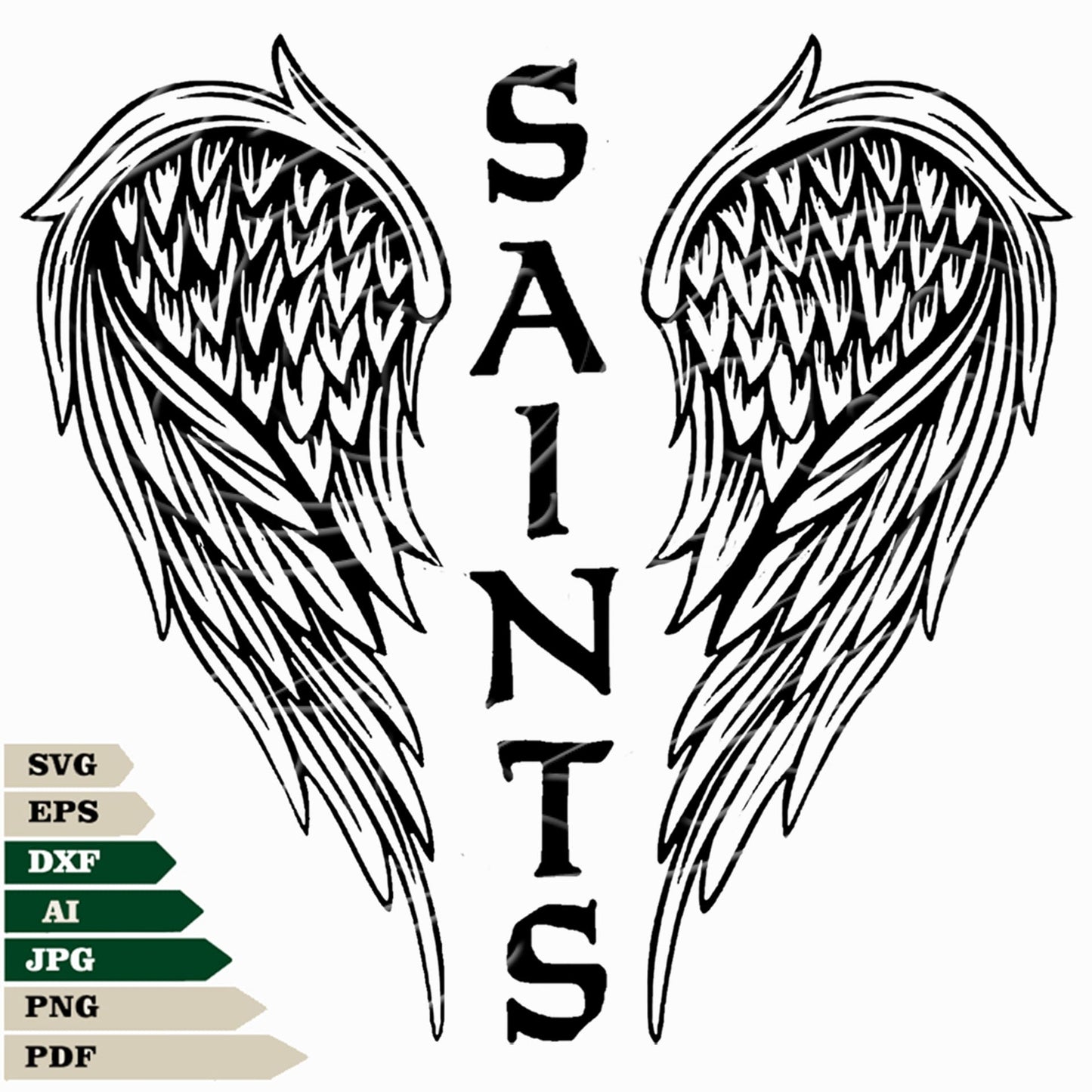 new orleans saints svg file, saints football team logo svg design, team wings saints png, new orleans saints vector graphics, saints football logo svg for tattoo, new orleans saints svg for cricut