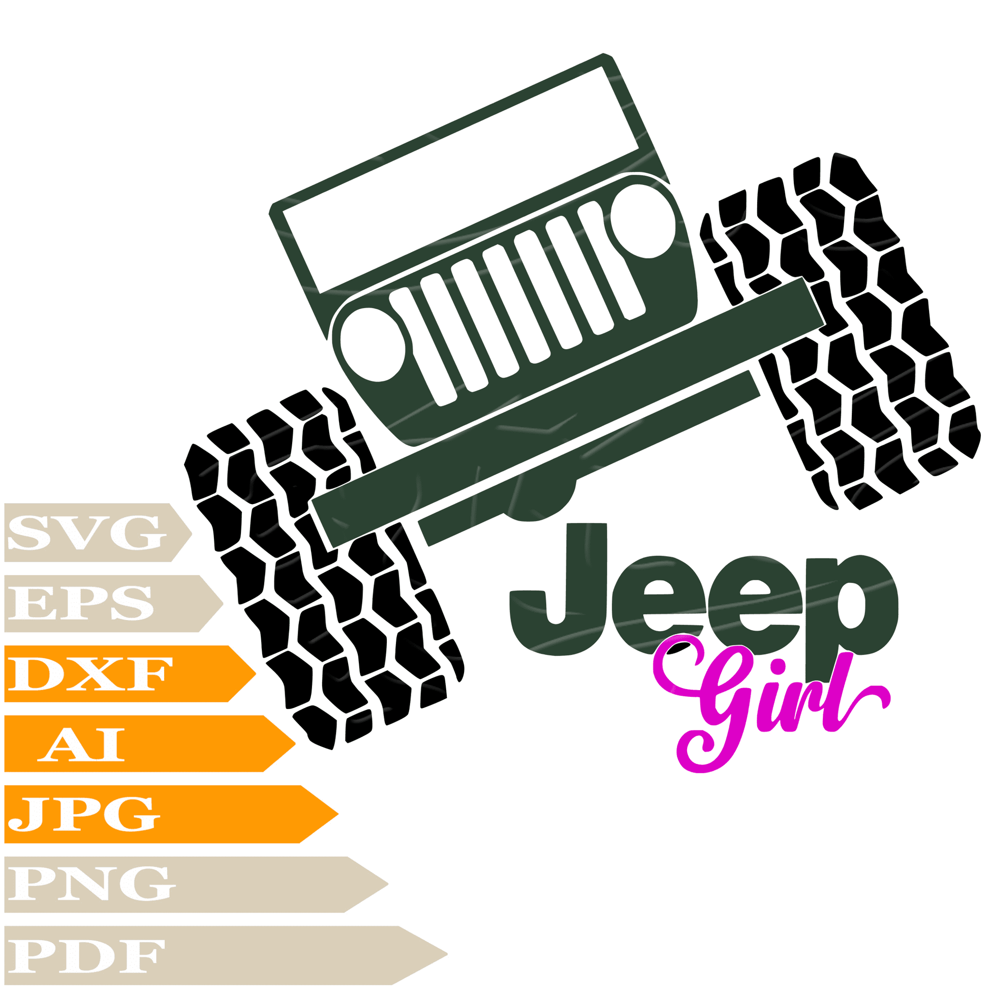 sofvintage,Jeep SVG File, Jeep Girl SVG Design, Jeep Logo Vector Graphics, American Jeep Girl PNG, Image Cut, Cricut, Clipart, Instant Download, Clip Art, Silhouette