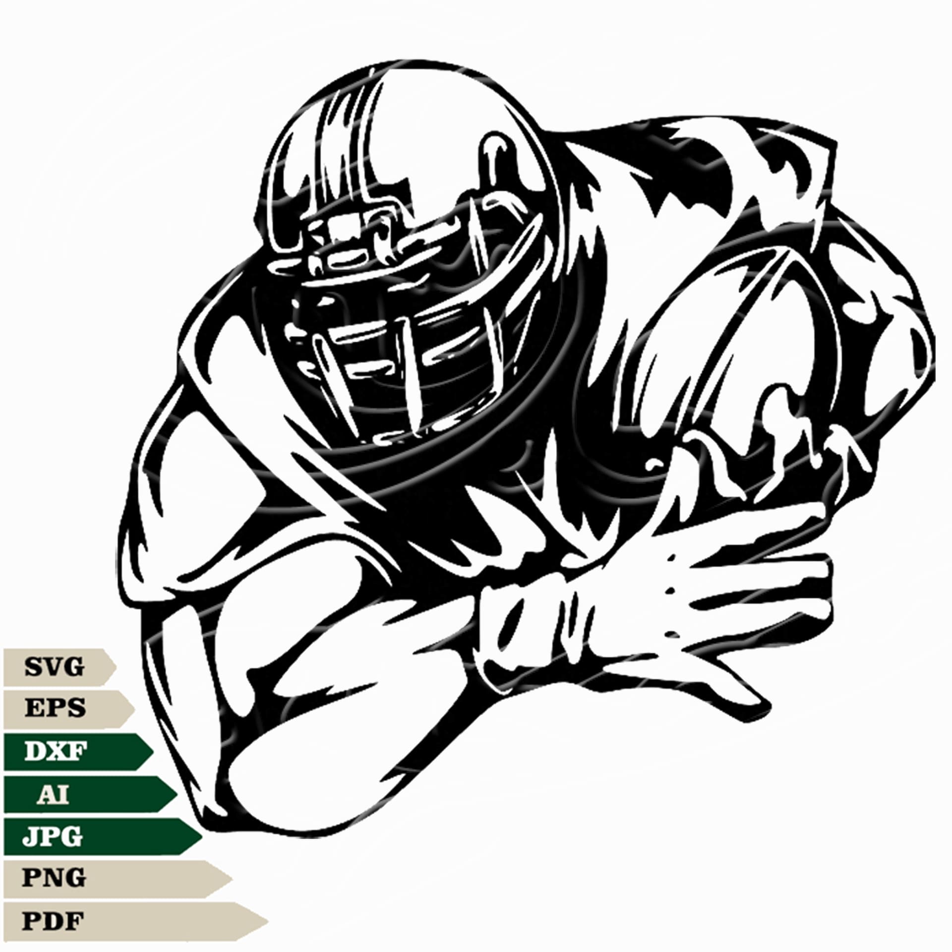 This High-Quality American Football Player Svg File Features Detailed Football Player Svg Design Vector Graphics And Player Png Files For Fuss-Free Use In Cutting And Tattoo Machines. The Football Player Vector Graphics Are Optimized For Both Personal And Commercial Use. Enjoy Experiencing Football Player Svg Design With American Football Player Svg For Tattoo And Player Svg For Cricut.