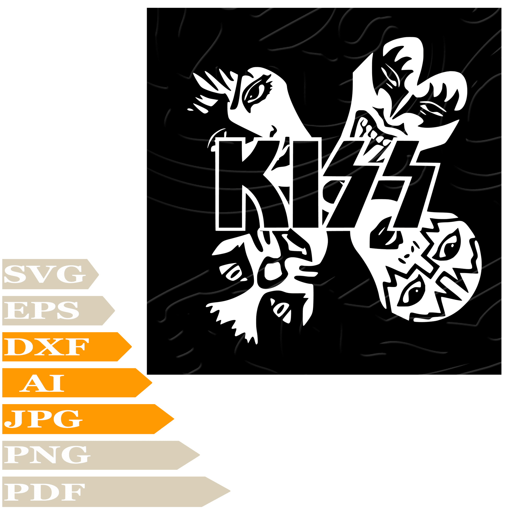 Sofvintage-Kiss-Kiss Band SVG-Members Kiss Band SVG Design-Kiss Music Band SVG File-Kiss PNG-Members Kiss Band Vector Graphics-Kiss Band For Cricut-Kiss Clip art-Kiss Music Band Cut File-Members Kiss Band T-Kiss Shirt-Kiss Band Wall Sticker-Kiss For Tattoo-Music Band Kiss Printable-Members Kiss Band Silhouette