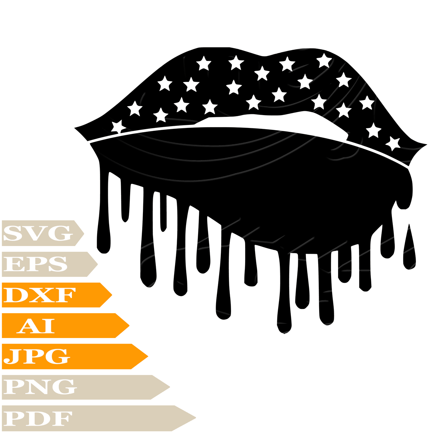 Sofvintage-Lips-Lips SVG-Lips With American Flag SVG Design-Women's Lips SVG File-Lips PNG-Women's Lips Vector Graphics-USA Flag For Cricut-Lips Clip art-Women's Lips Cut File-Lips USA Flag T-Shirt-Lips Wall Sticker-USA Flag For Tattoo-Women's Lips Printable-Lips Silhouette